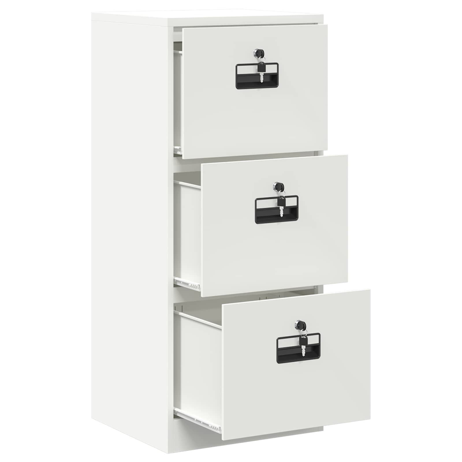 Kabinet za datoteke s ladicama Bijelo 45,5 x 42 x 106,5 cm