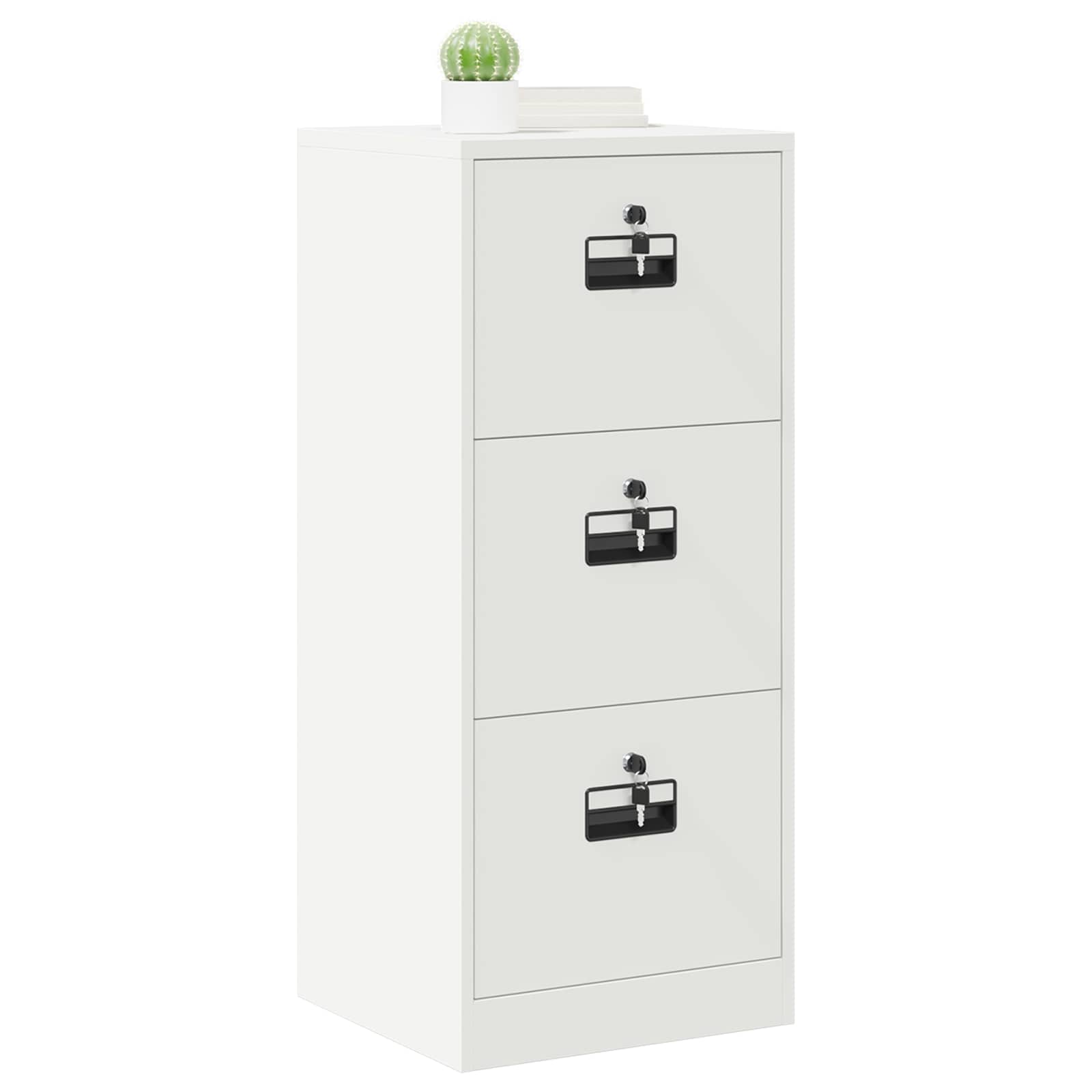 Kabinet za datoteke s ladicama Bijelo 45,5 x 42 x 106,5 cm