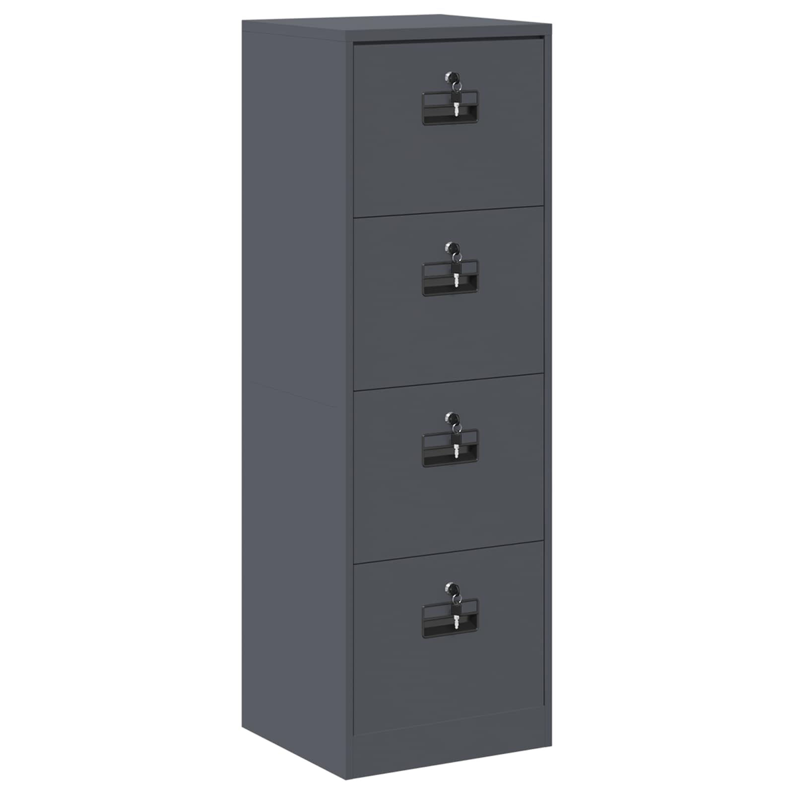 Kabinet za datoteke s ladicama Antracit 45,5 x 42 x 139 cm