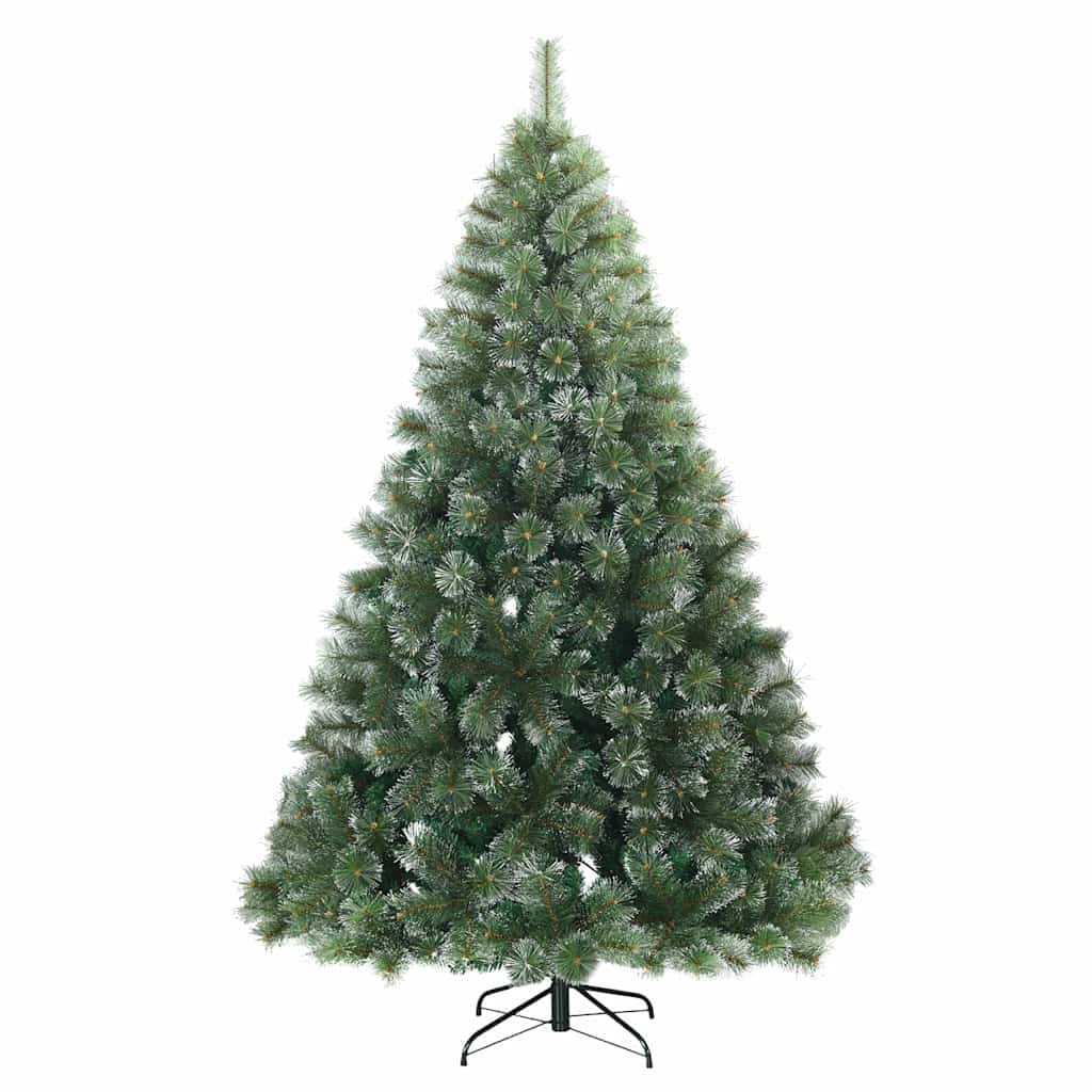 Umjetno Zglobno Božićno Drvo Snijeg Preplačeno Zelena 240 cm