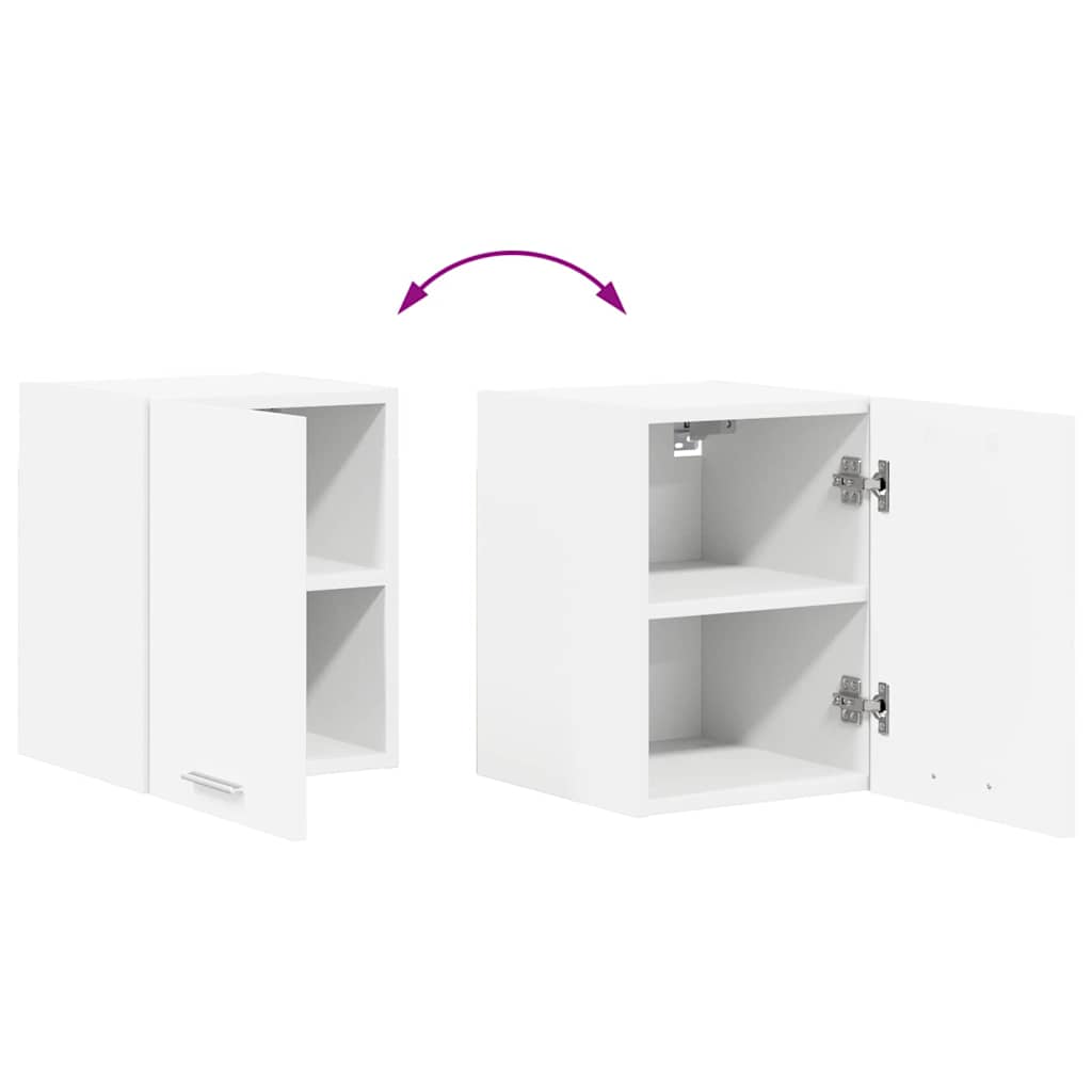 Viseći ormarić 2 pcs Bijelo 30 x 31 x 40 cm Konstruirano drvo
