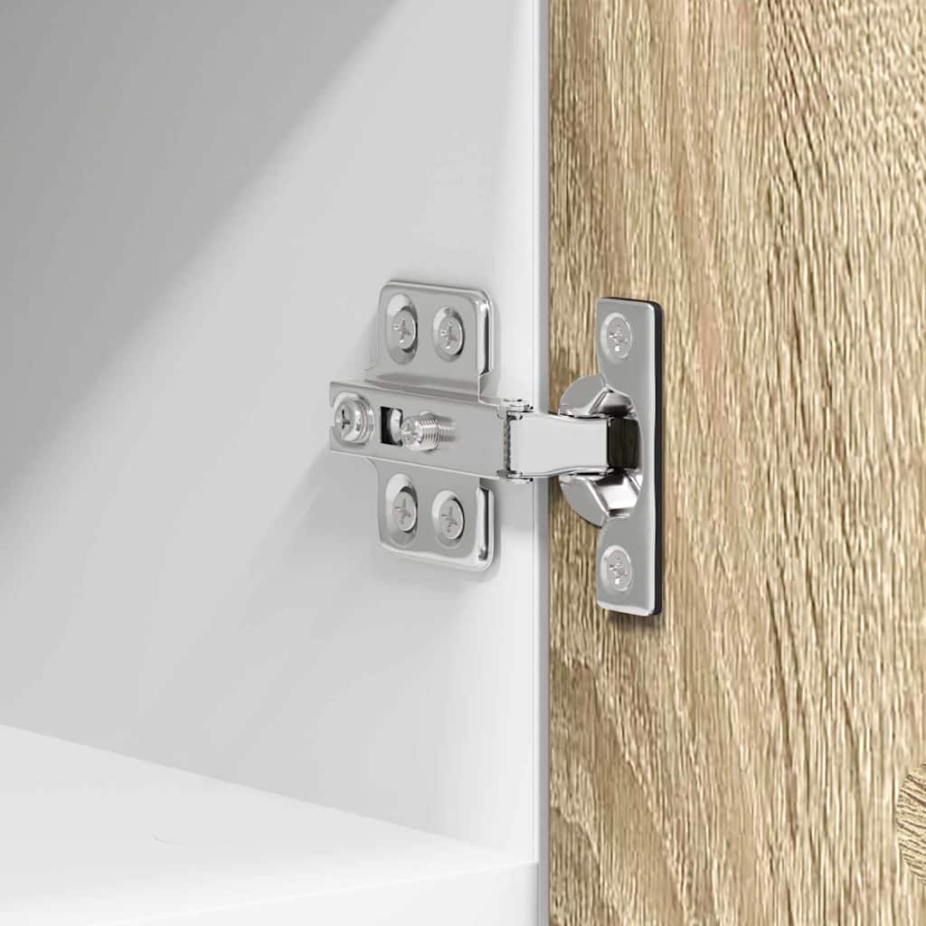 Viseći ormarić Riga 2 pcs Sonoma hrast i bijela 30 x 31 x 40 cm