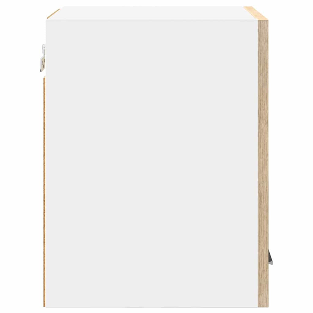 Viseći ormarić Riga 2 pcs Sonoma hrast i bijela 30 x 31 x 40 cm