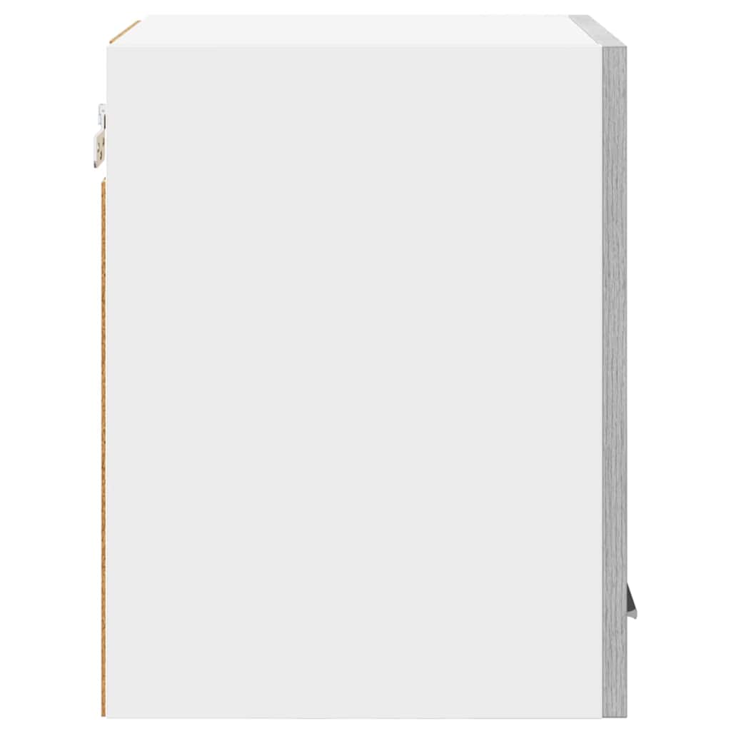 Viseći ormarić 2 pcs Siva Sonoma i bijela 30 x 31 x 40 cm