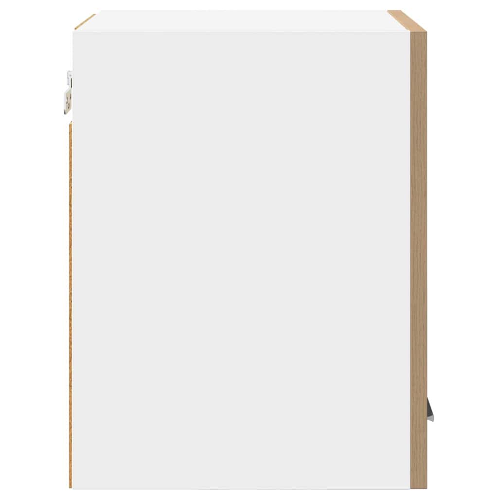 Viseći ormarić 2 pcs Umjetnički hrast i bijela 30 x 31 x 40 cm