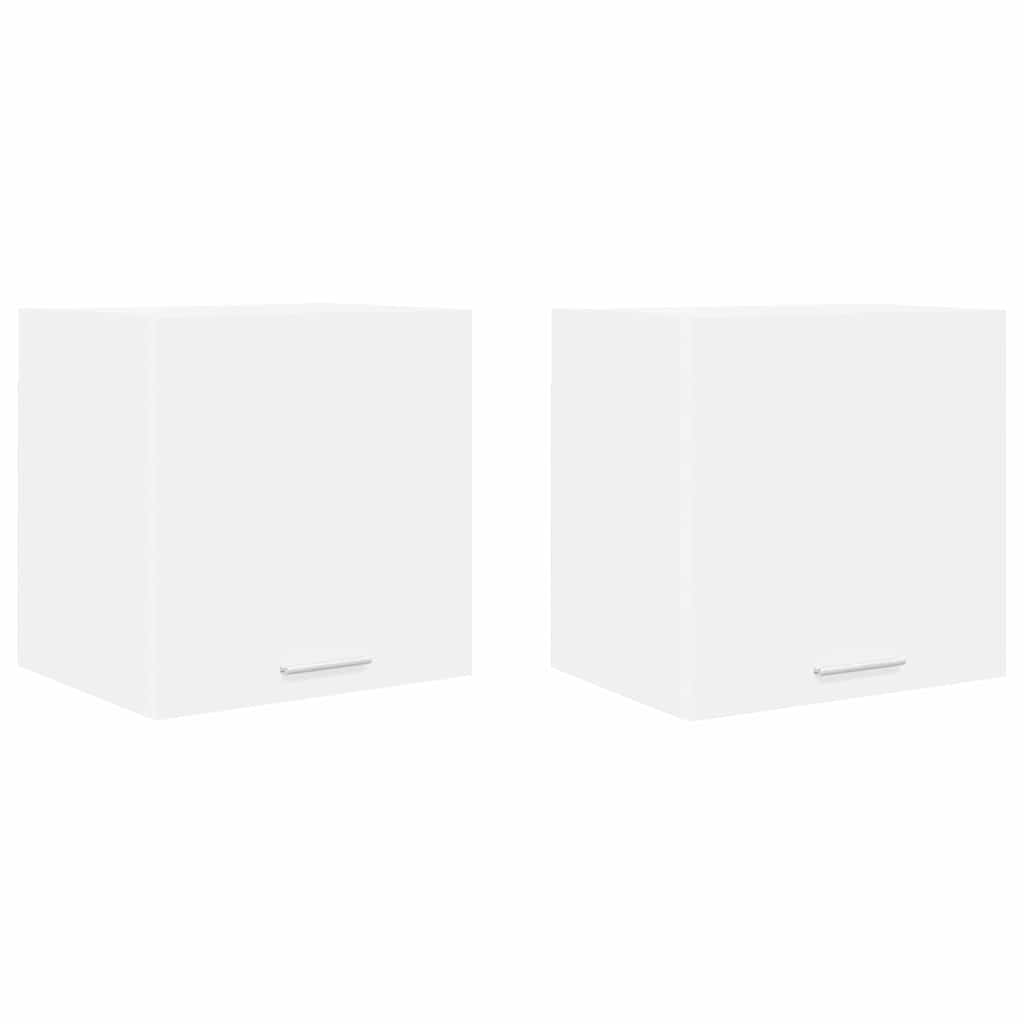 Viseći ormarić 2 pcs Bijelo 40 x 31 x 40 cm Konstruirano drvo