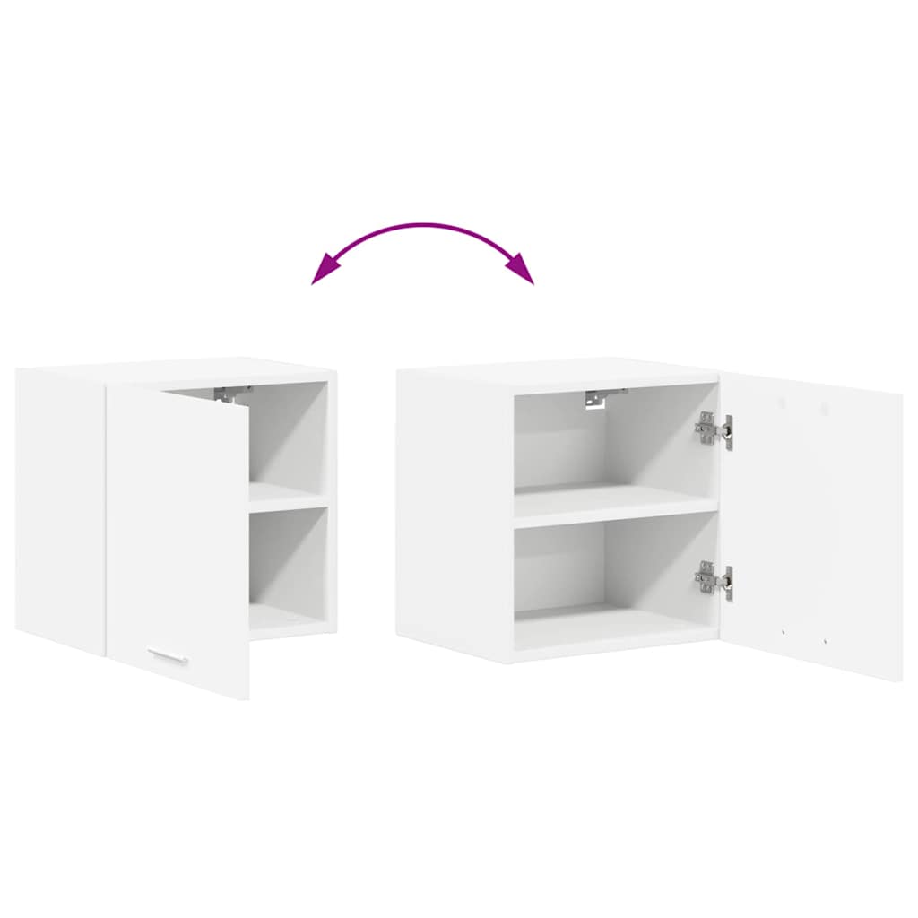 Viseći ormarić 2 pcs Bijelo 40 x 31 x 40 cm Konstruirano drvo