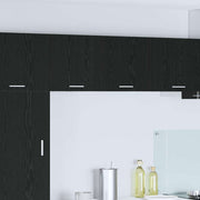 Viseći ormarić 2 pcs Crni hrast i bijela 40 x 31 x 40 cm