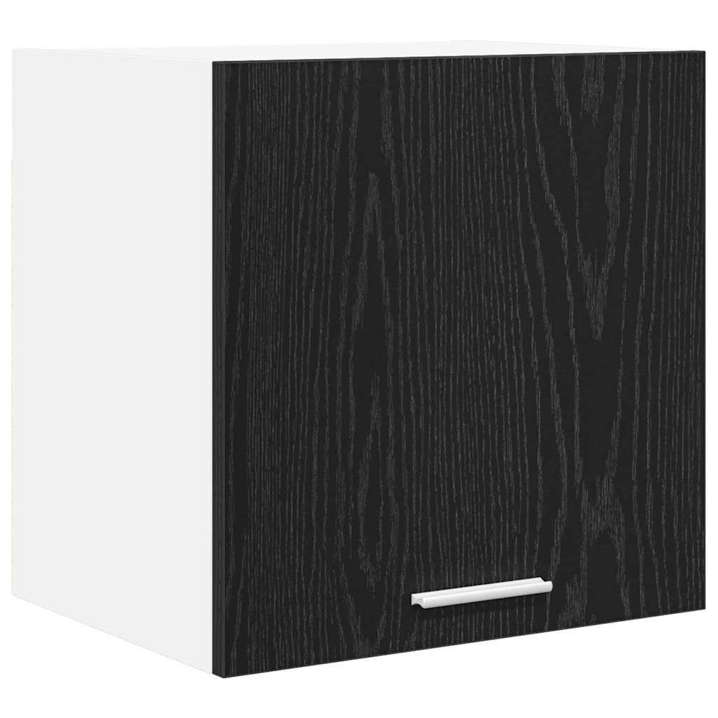 Viseći ormarić 2 pcs Crni hrast i bijela 40 x 31 x 40 cm