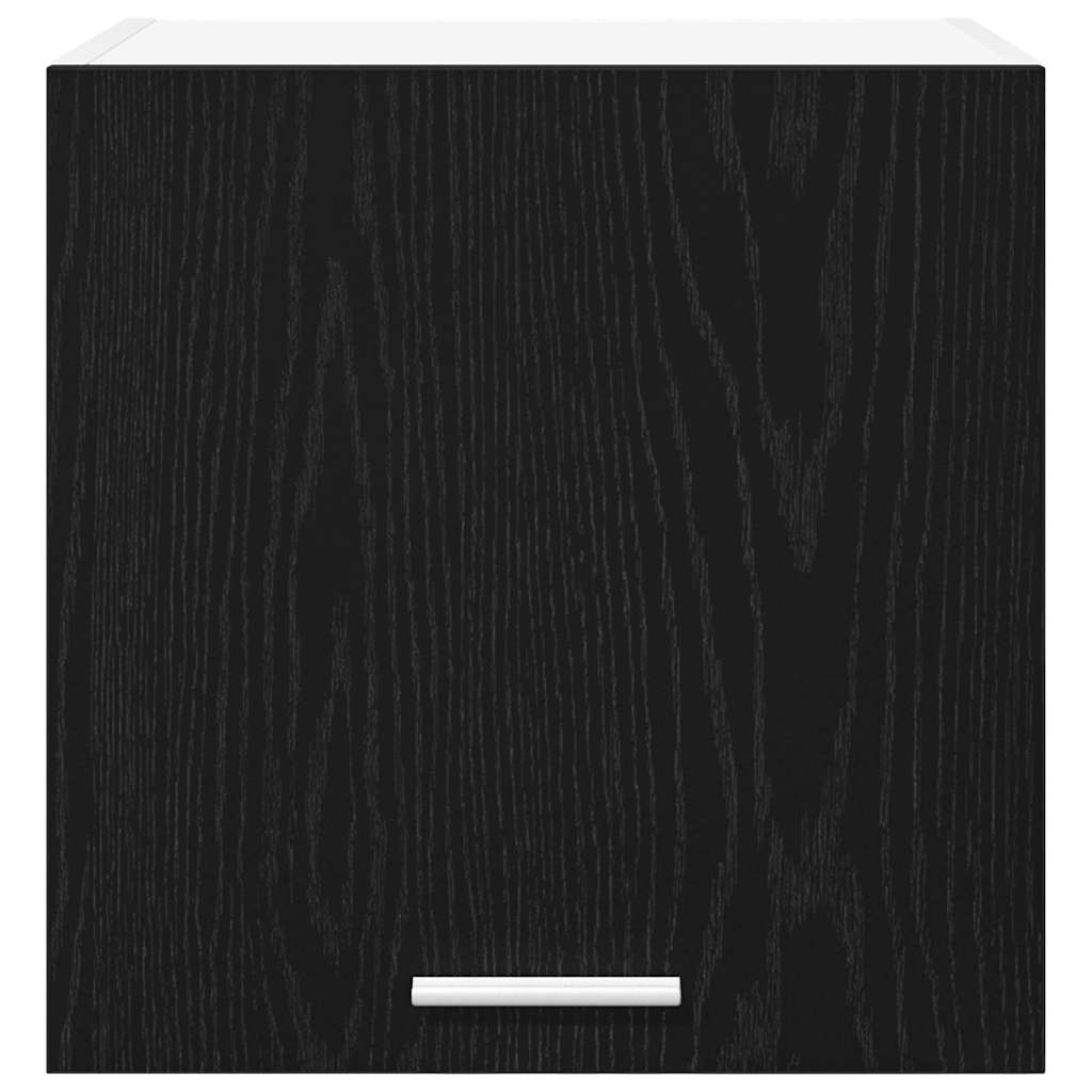 Viseći ormarić 2 pcs Crni hrast i bijela 40 x 31 x 40 cm