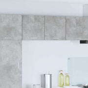 Viseći ormarić 2 pcs Beton siva i bijela 40 x 31 x 40 cm