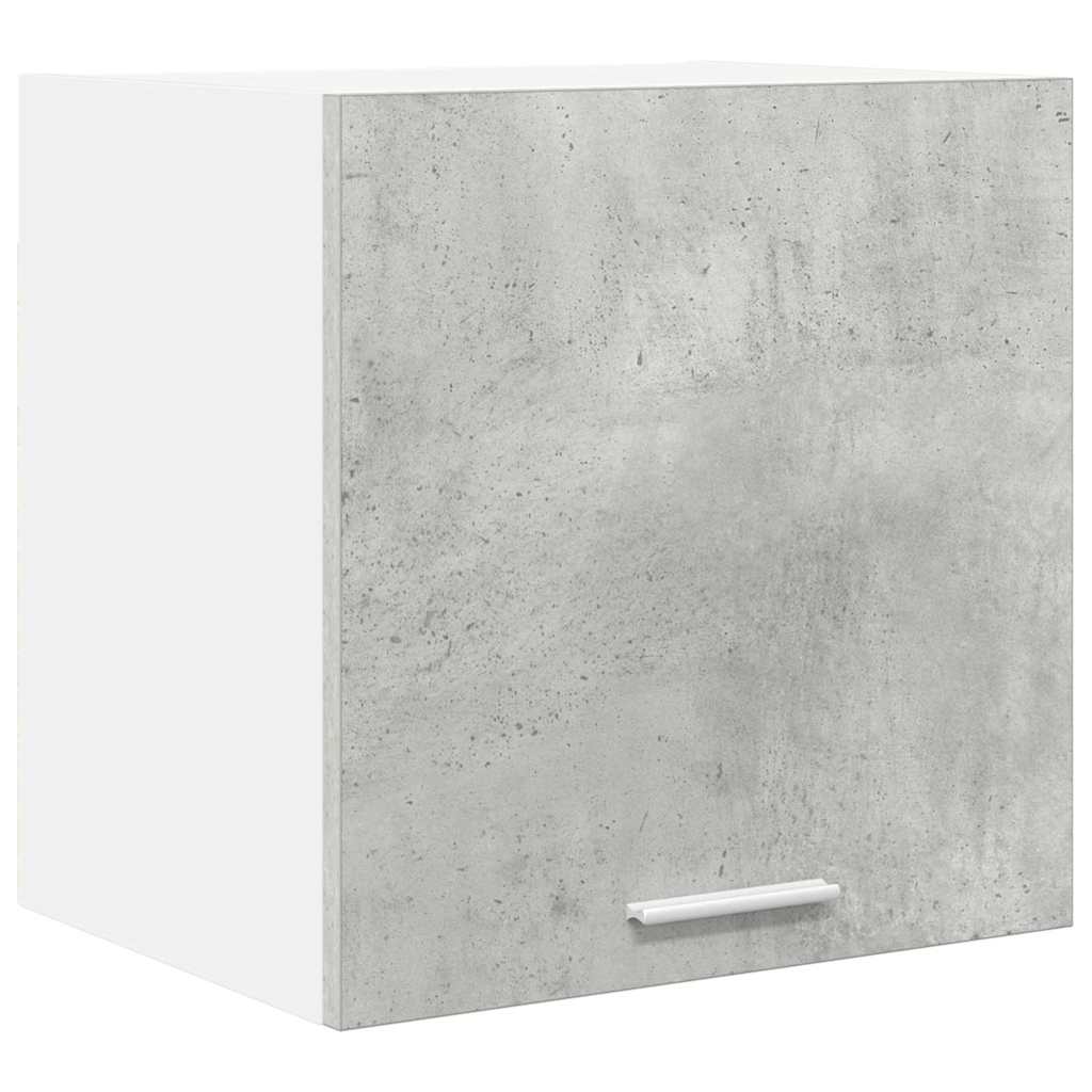 Viseći ormarić 2 pcs Beton siva i bijela 40 x 31 x 40 cm