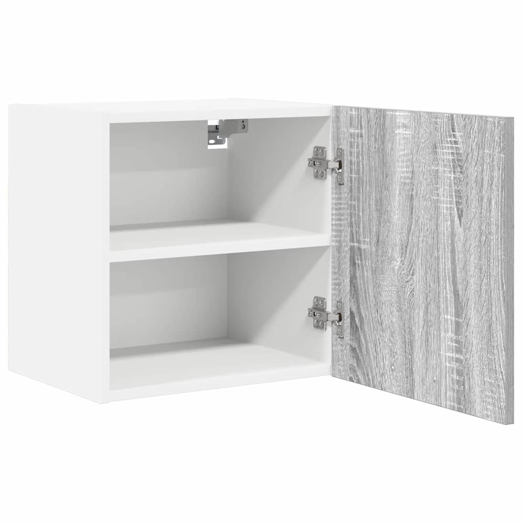 Viseći ormarić 2 pcs Siva Sonoma i bijela 40 x 31 x 40 cm