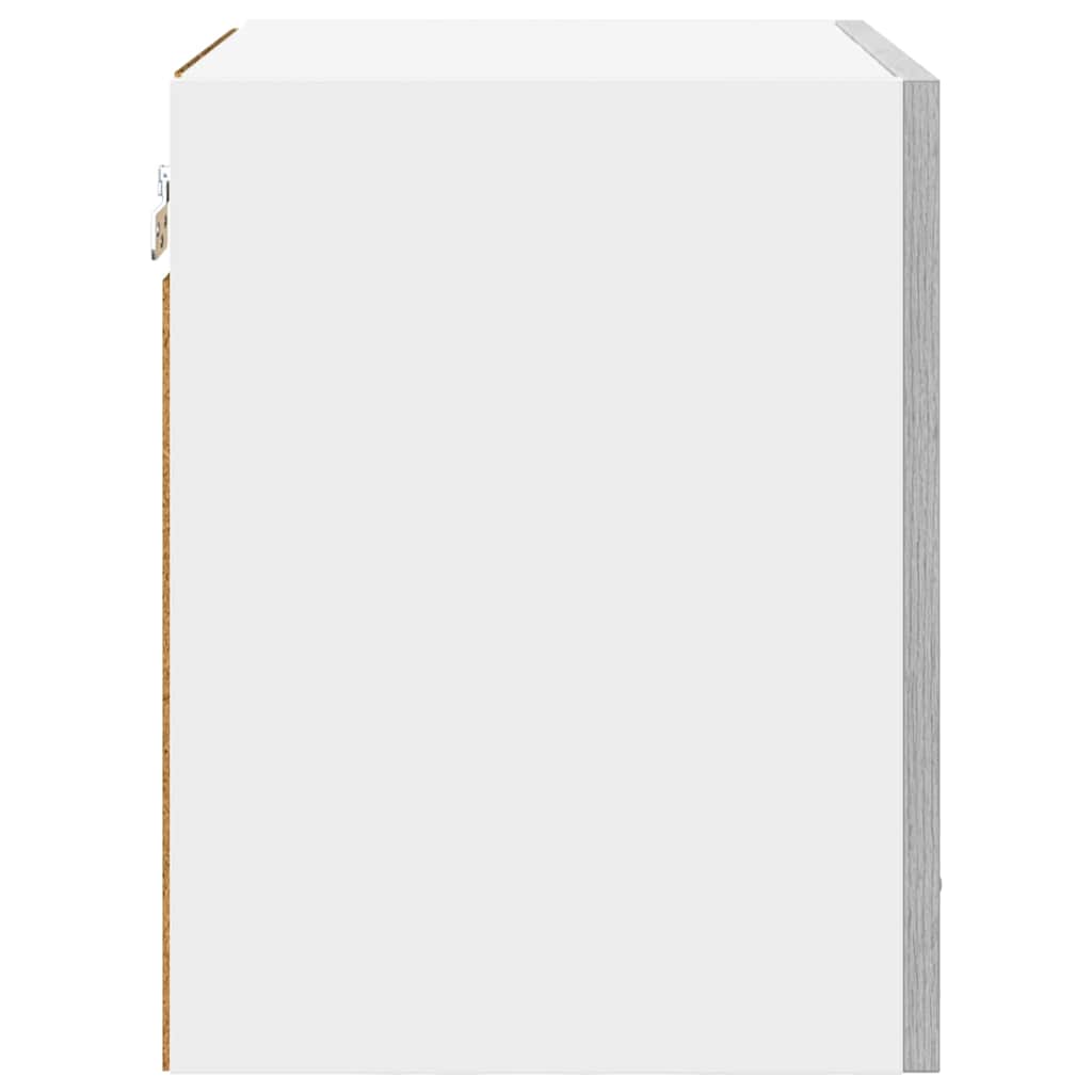 Viseći ormarić 2 pcs Siva Sonoma i bijela 40 x 31 x 40 cm