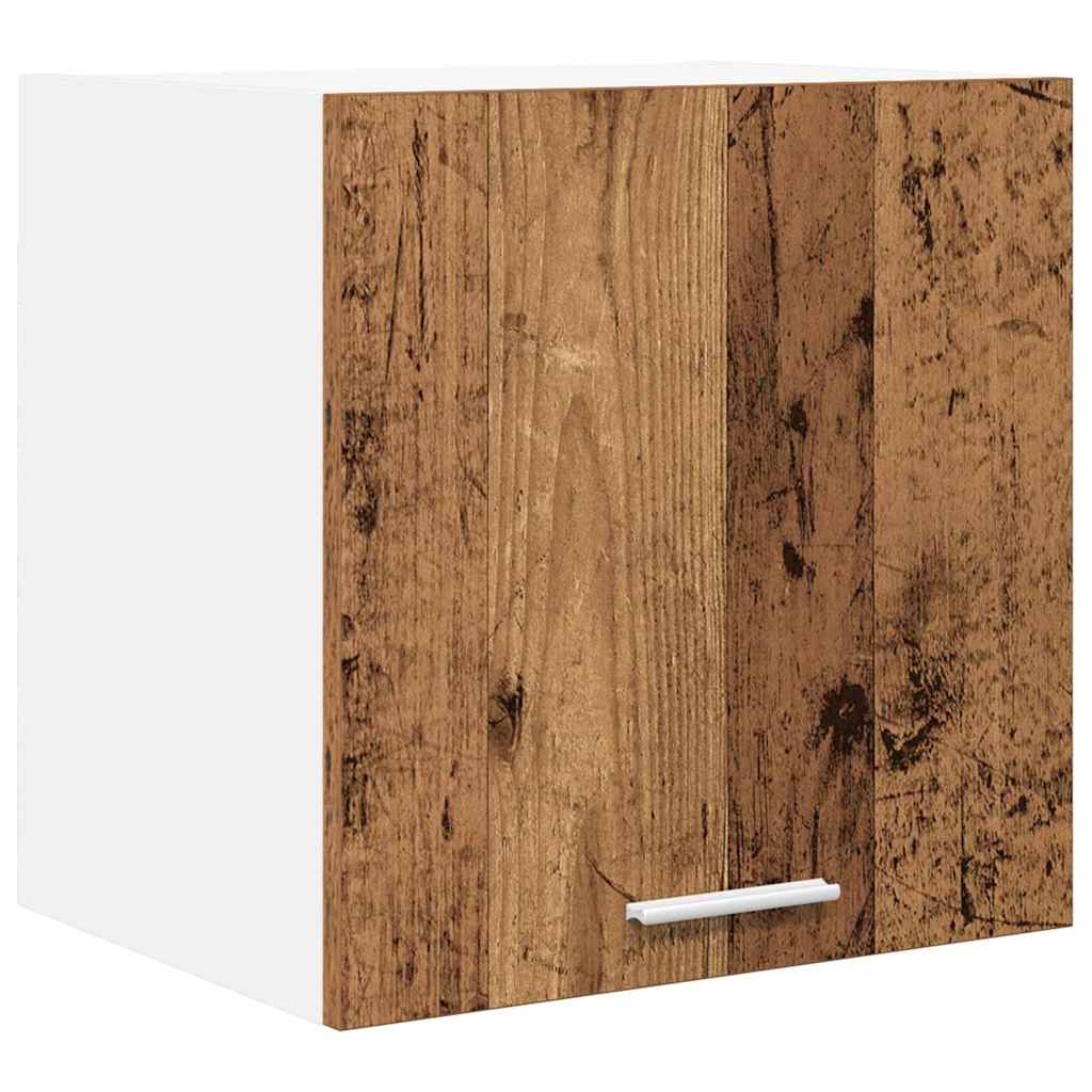 Viseći ormarić 2 pcs Stari drvo i bijela 40 x 31 x 40 cm