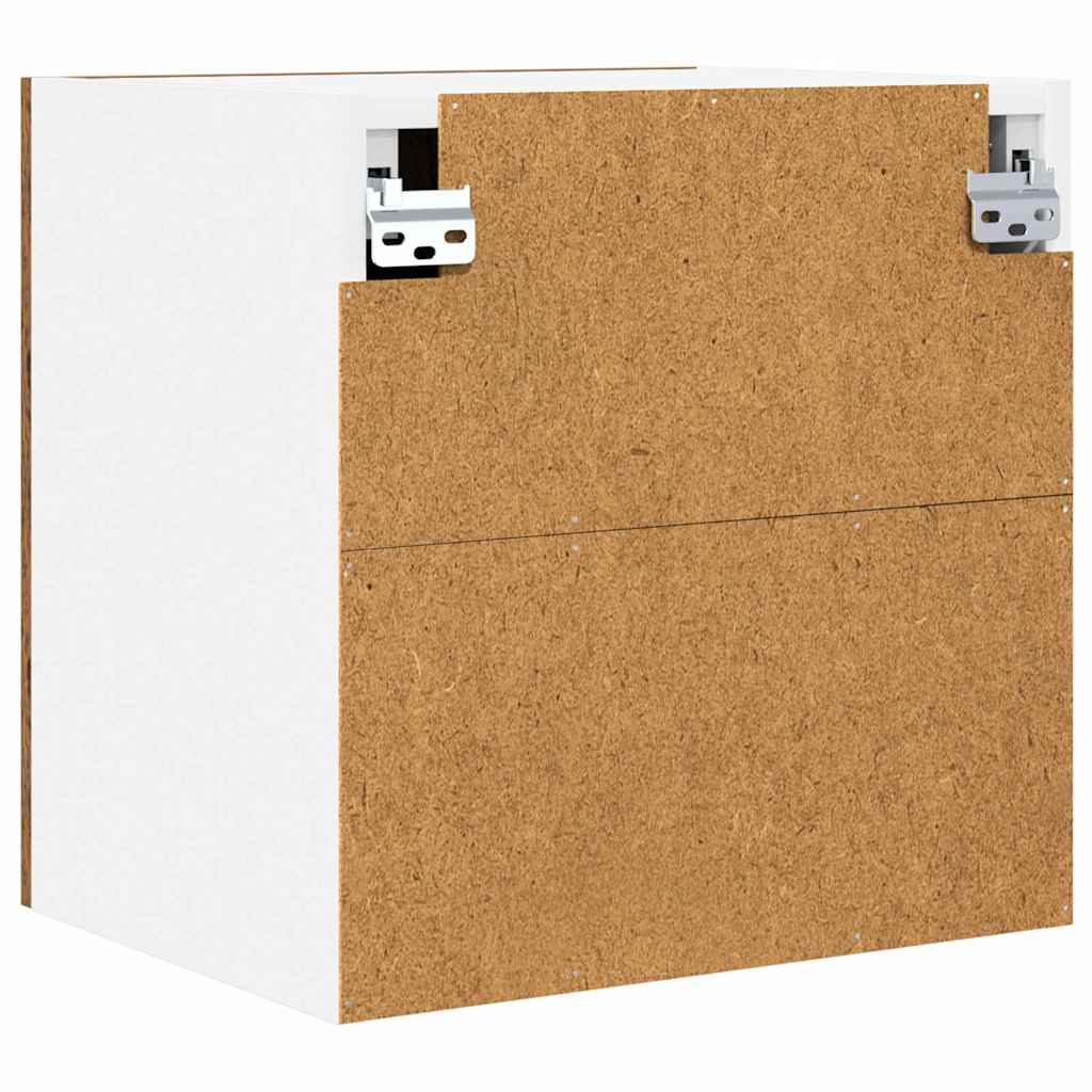 Viseći ormarić 2 pcs Stari drvo i bijela 40 x 31 x 40 cm