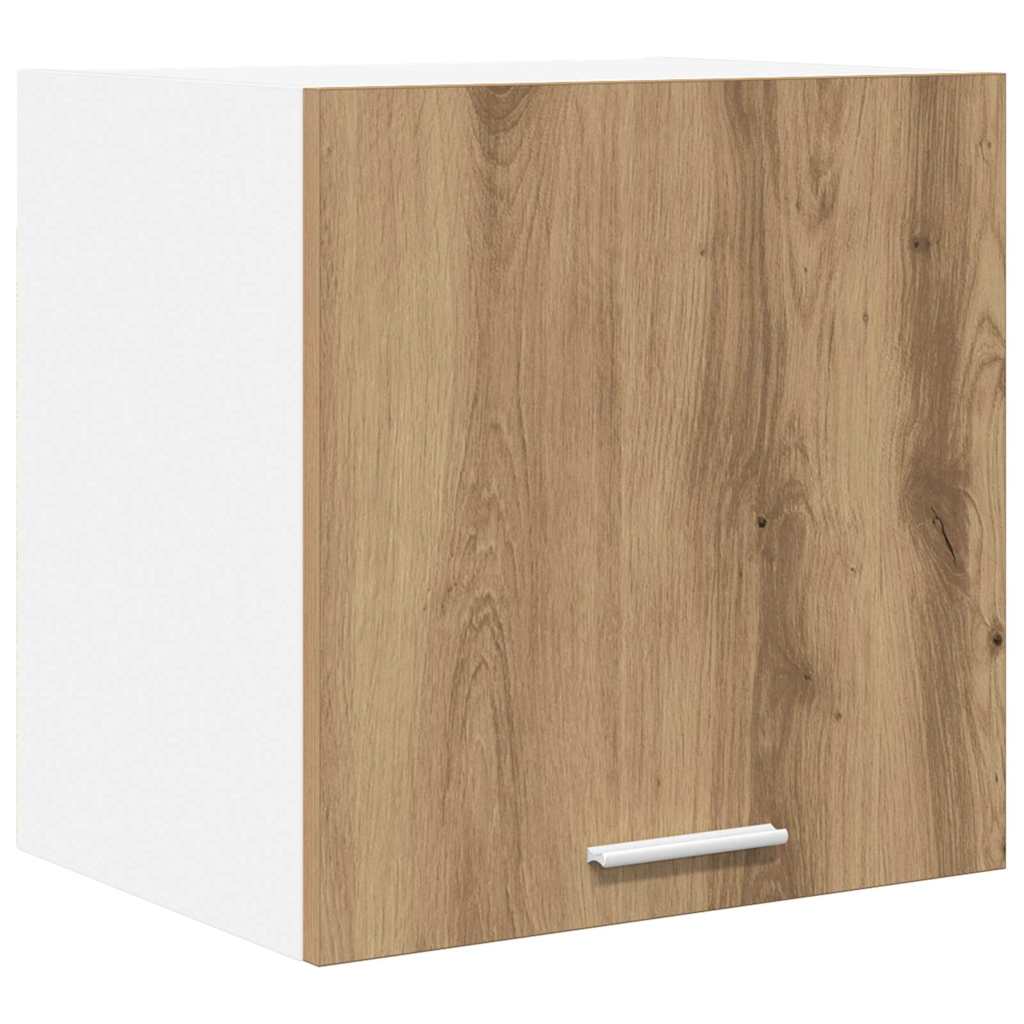 Viseći ormarić 2 pcs Umjetnički hrast i bijela 40 x 31 x 40 cm