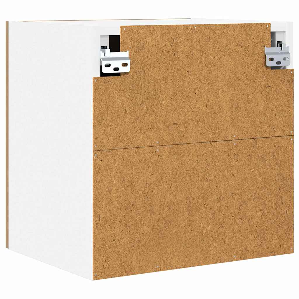 Viseći ormarić 2 pcs Umjetnički hrast i bijela 40 x 31 x 40 cm