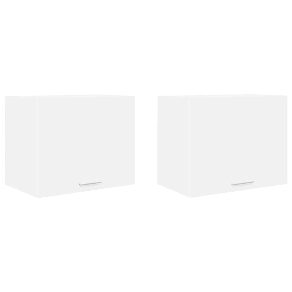 Viseći ormarić 2 pcs Bijelo 50 x 31 x 40 cm Konstruirano drvo