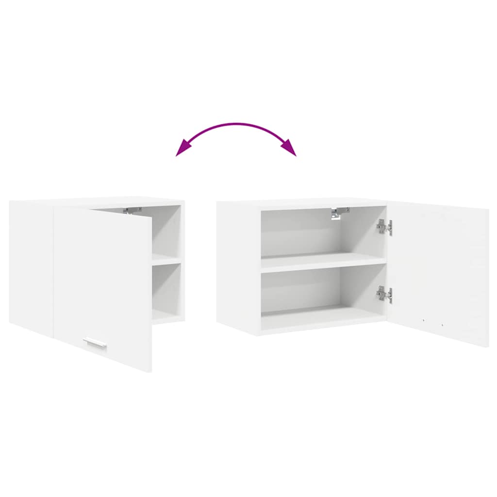 Viseći ormarić 2 pcs Bijelo 50 x 31 x 40 cm Konstruirano drvo