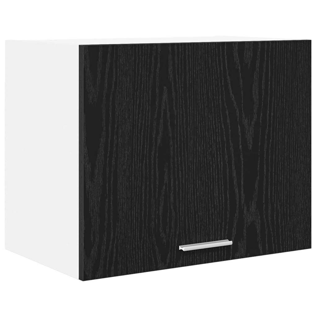 Viseći ormarić 2 pcs Crni hrast i bijela 50 x 31 x 40 cm