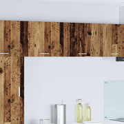 Viseći ormarić 2 pcs Stari drvo i bijela 50 x 31 x 40 cm
