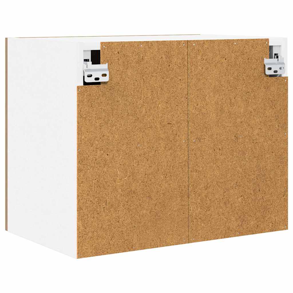 Viseći ormarić 2 pcs Umjetnički hrast i bijela 50 x 31 x 40 cm