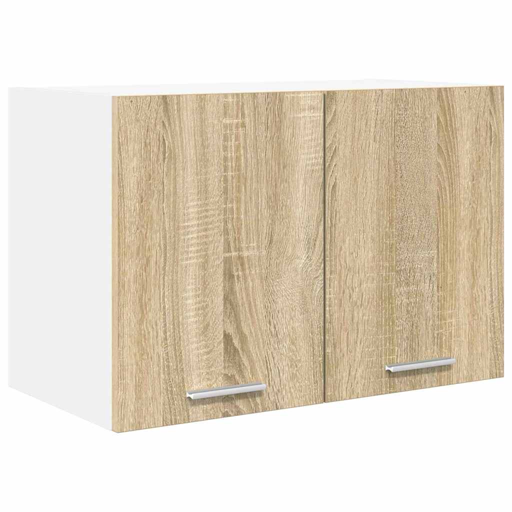 Viseći ormarić 2 pcs Sonoma hrast i bijela 60 x 31 x 40 cm