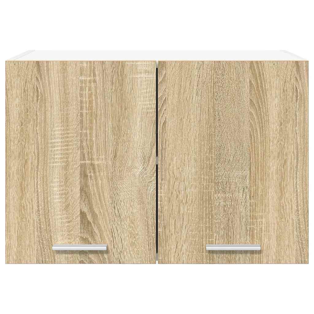 Viseći ormarić 2 pcs Sonoma hrast i bijela 60 x 31 x 40 cm