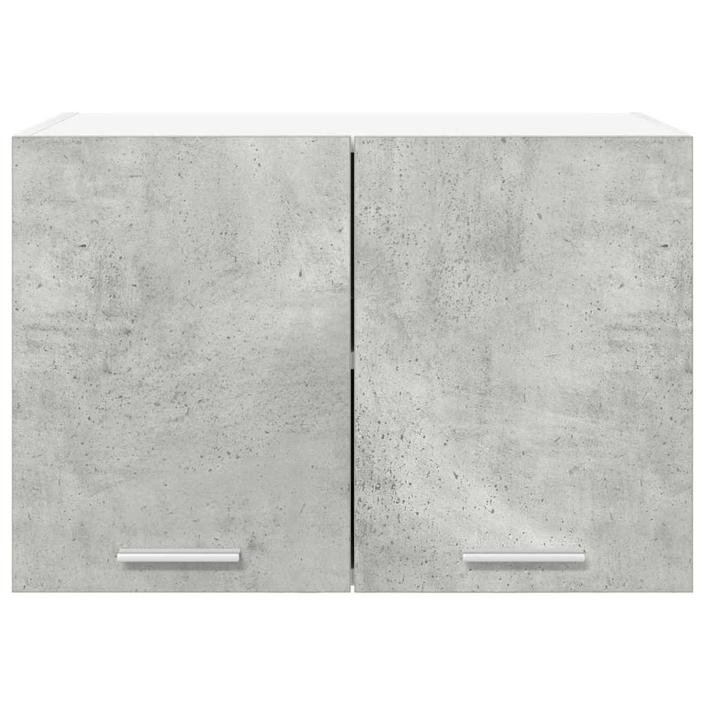 Viseći ormarić 2 pcs Beton siva i bijela 60 x 31 x 40 cm