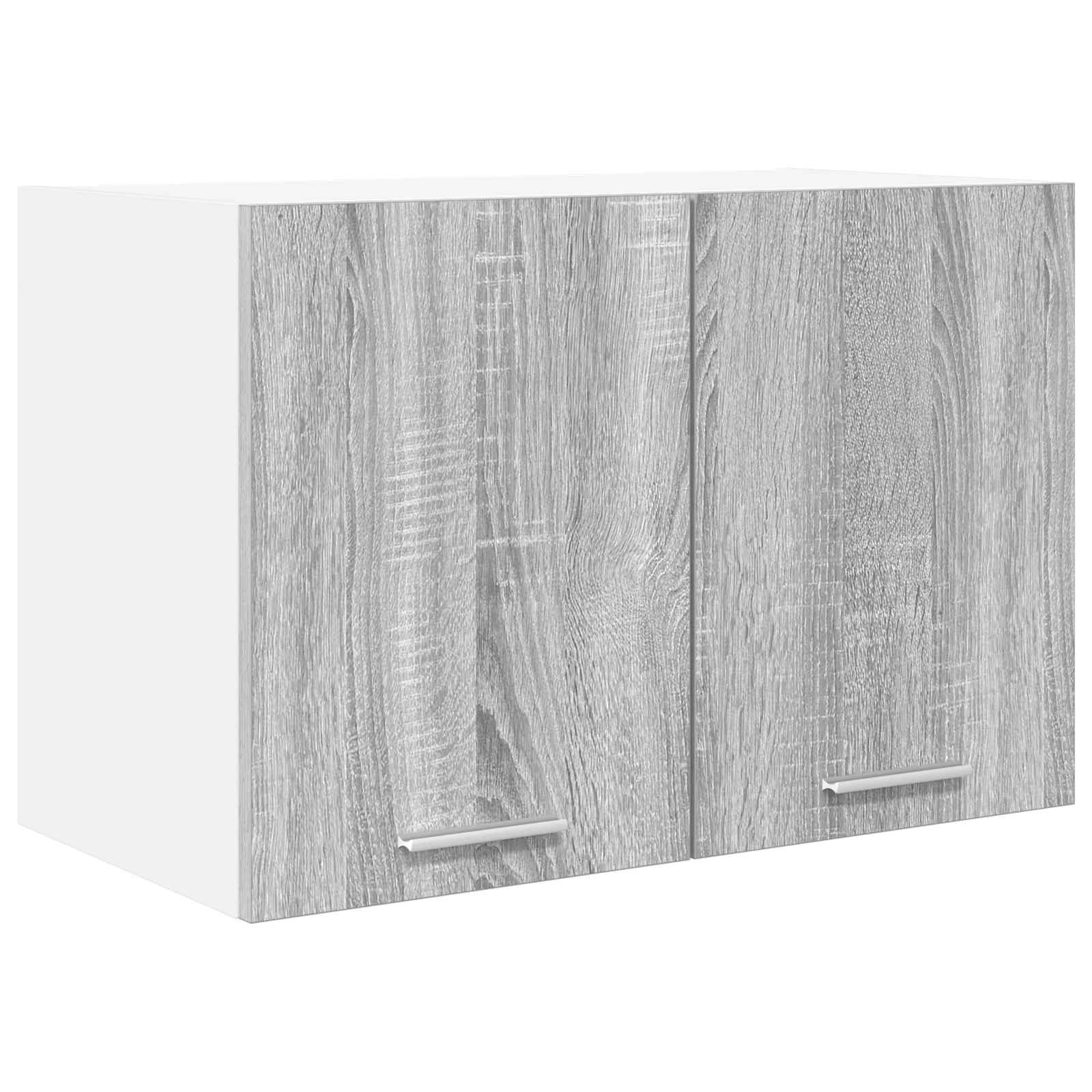 Viseći ormarić 2 pcs Siva Sonoma i bijela 60 x 31 x 40 cm