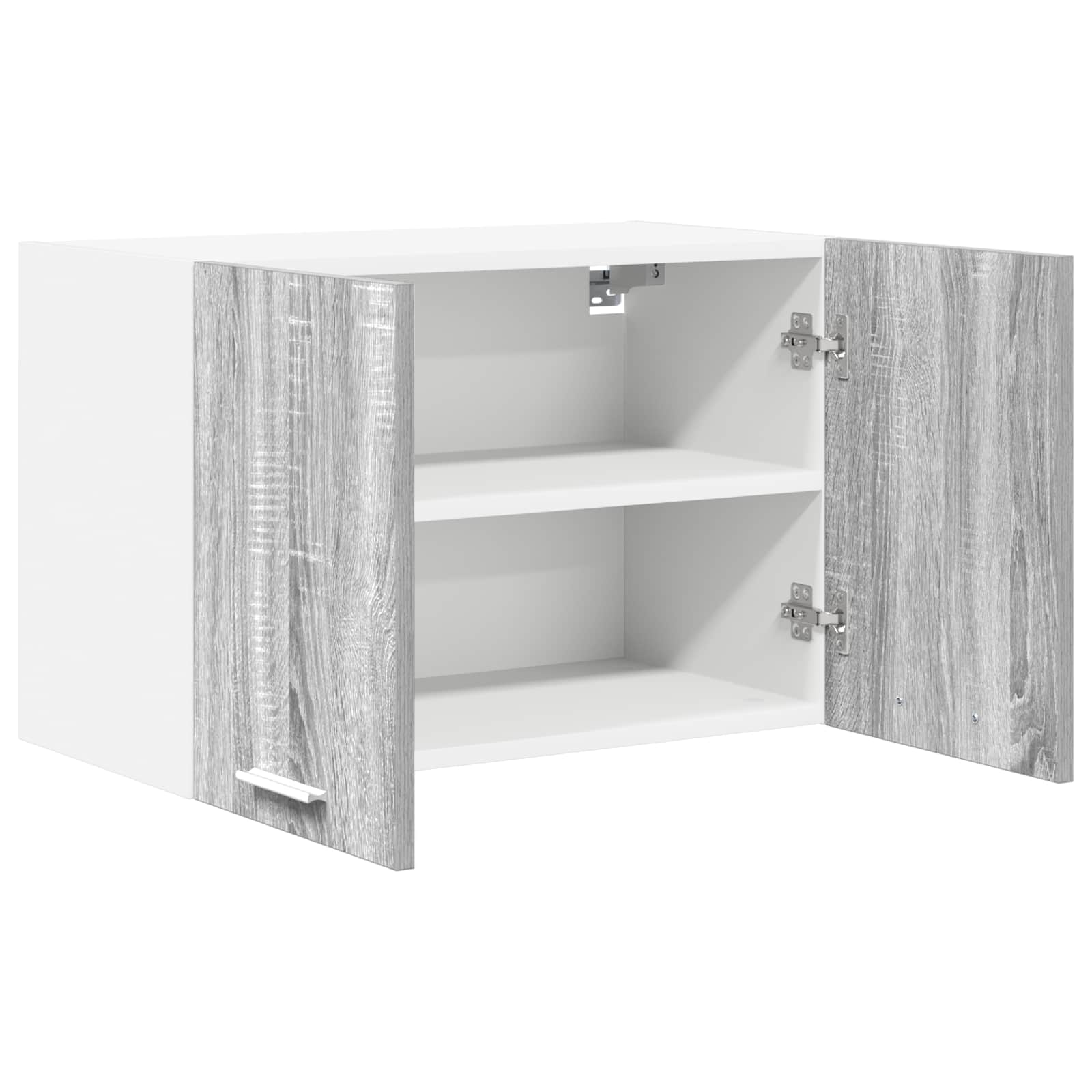 Viseći ormarić 2 pcs Siva Sonoma i bijela 60 x 31 x 40 cm