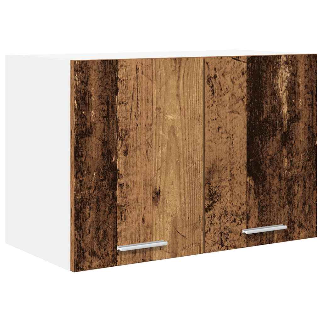 Viseći ormarić 2 pcs Stari drvo i bijela 60 x 31 x 40 cm