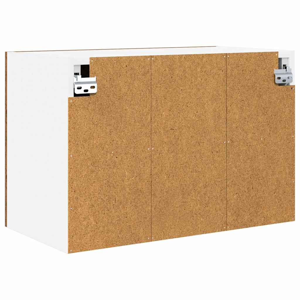 Viseći ormarić 2 pcs Stari drvo i bijela 60 x 31 x 40 cm