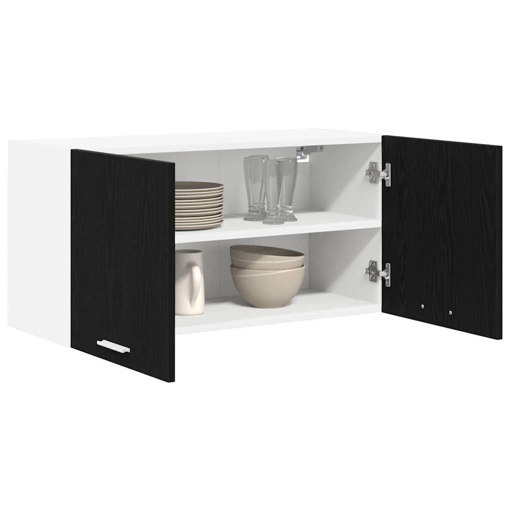 Viseći ormarić Crni hrast 80 x 31 x 40 cm Konstruirano drvo