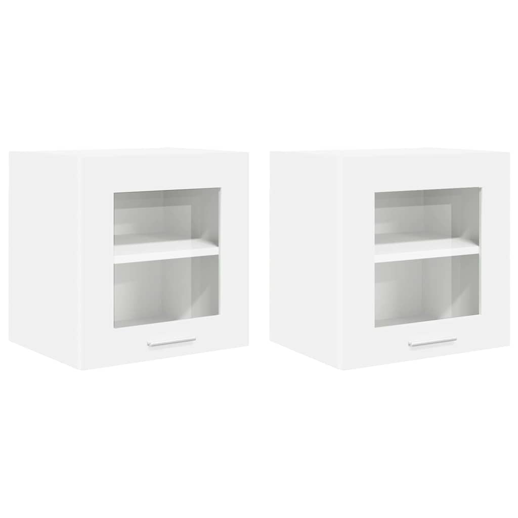 Viseći ormarić 2 pcs Bijelo 40 x 31 x 40 cm Konstruirano drvo