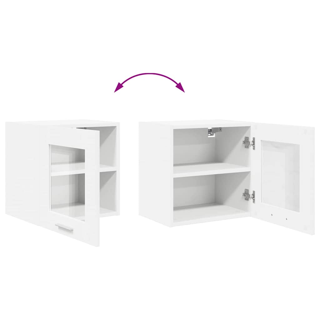 Viseći ormarić 2 pcs Bijelo 40 x 31 x 40 cm Konstruirano drvo
