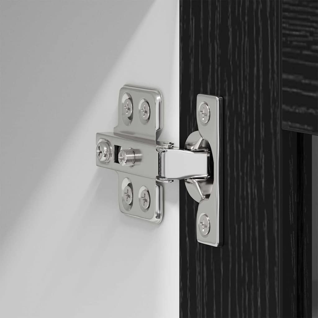 Viseći ormarić s pohranom 2 pcs Crni hrast 40 x 31 x 40 cm