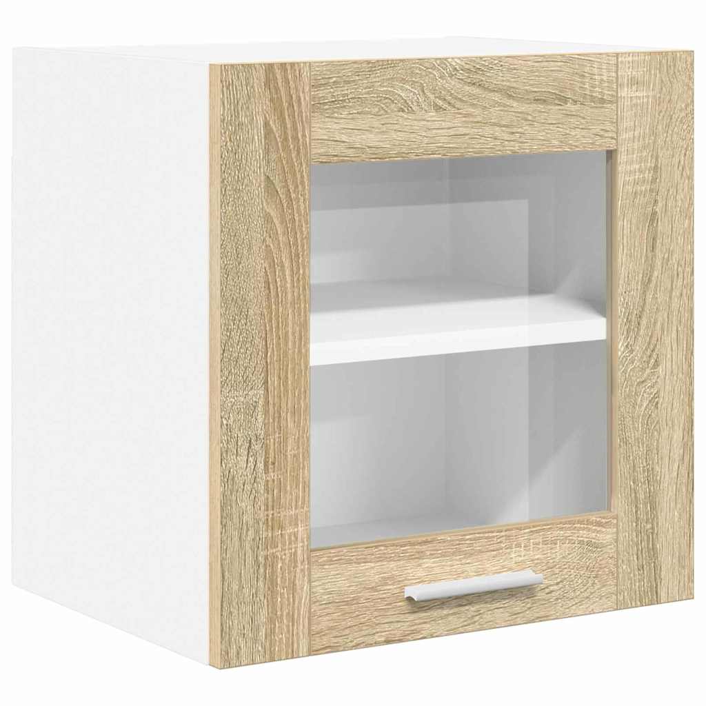 Viseći ormarić s pohranom 2 pcs Sonoma hrast 40 x 31 x 40 cm
