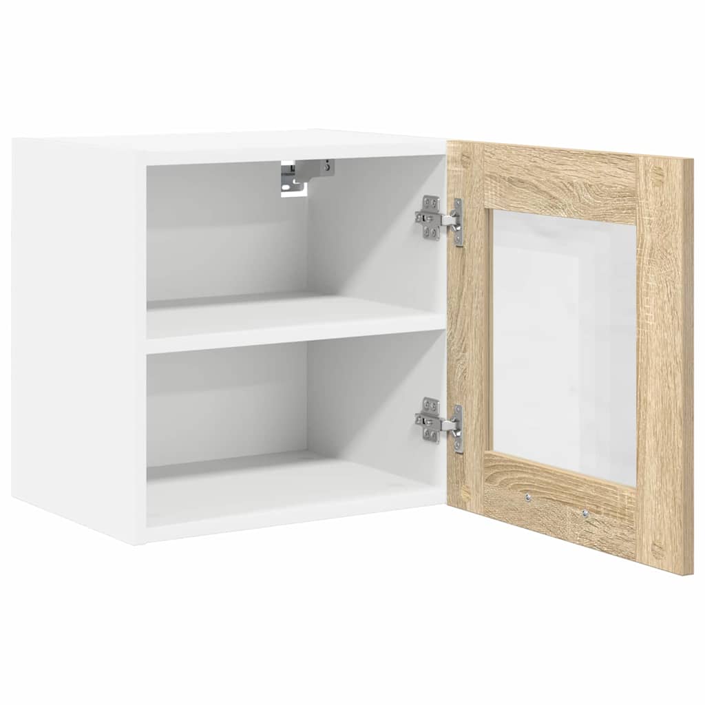 Viseći ormarić s pohranom 2 pcs Sonoma hrast 40 x 31 x 40 cm
