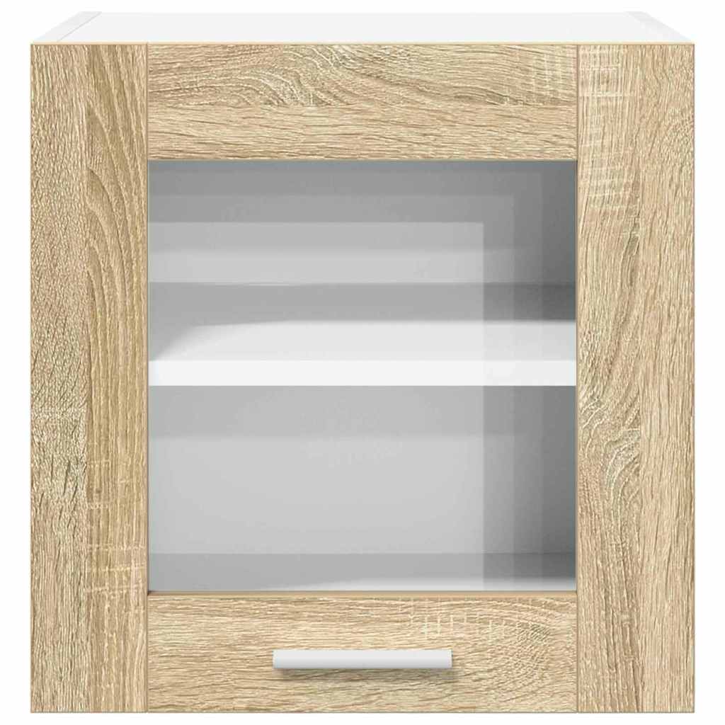 Viseći ormarić s pohranom 2 pcs Sonoma hrast 40 x 31 x 40 cm