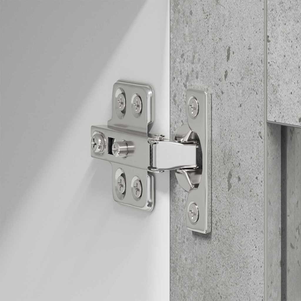 Viseći ormarić Riga 2 pcs Betonski sivi 40 x 31 x 40 cm
