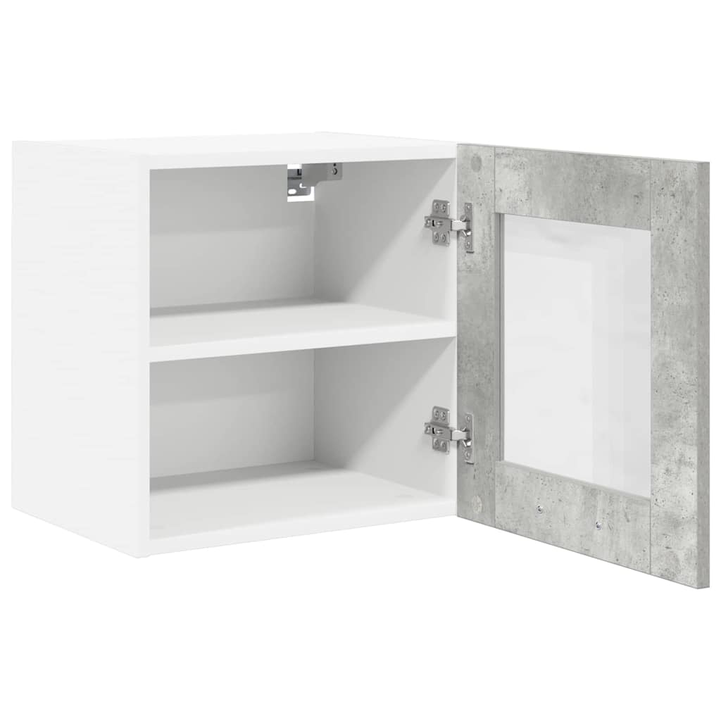 Viseći ormarić Riga 2 pcs Betonski sivi 40 x 31 x 40 cm