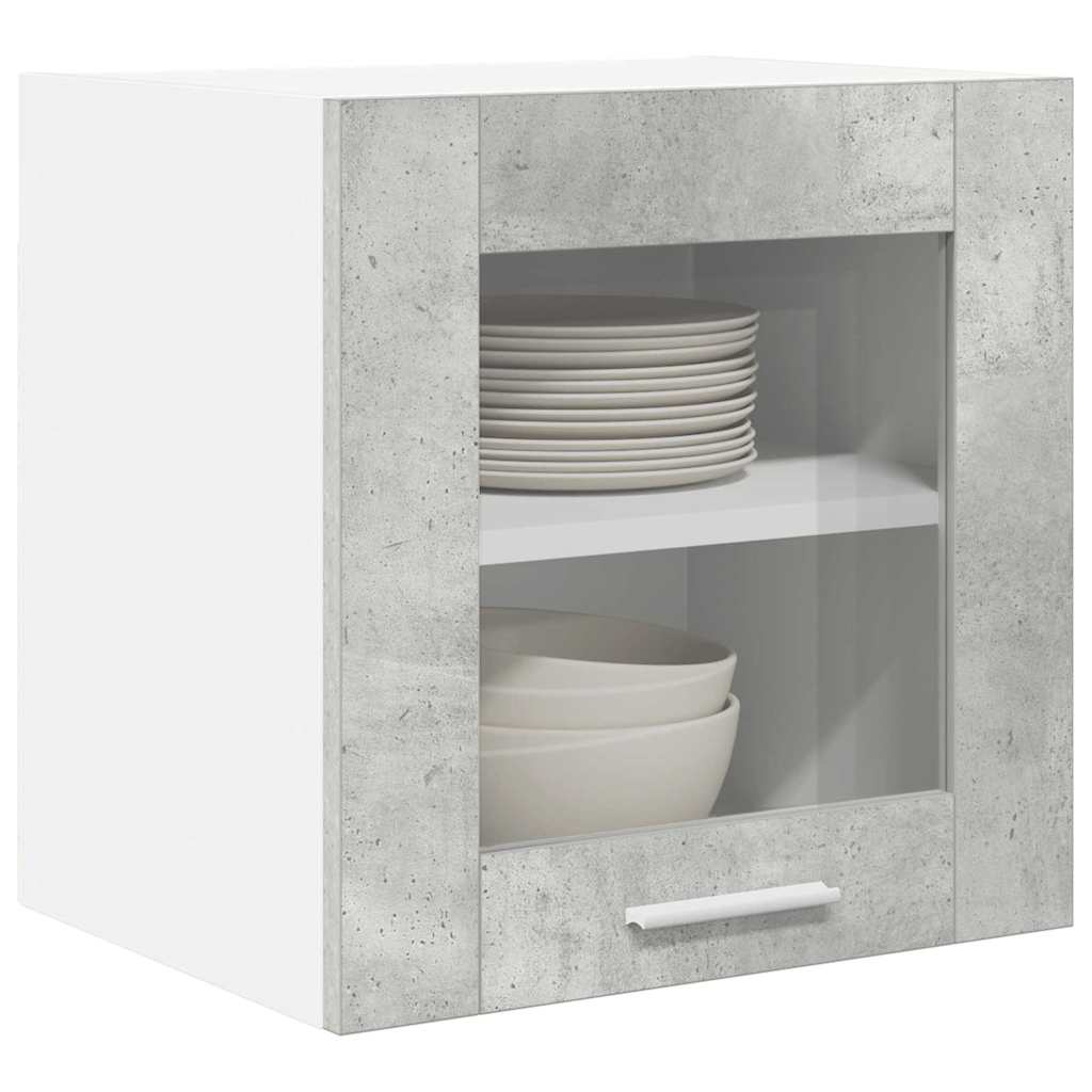 Viseći ormarić Riga 2 pcs Betonski sivi 40 x 31 x 40 cm