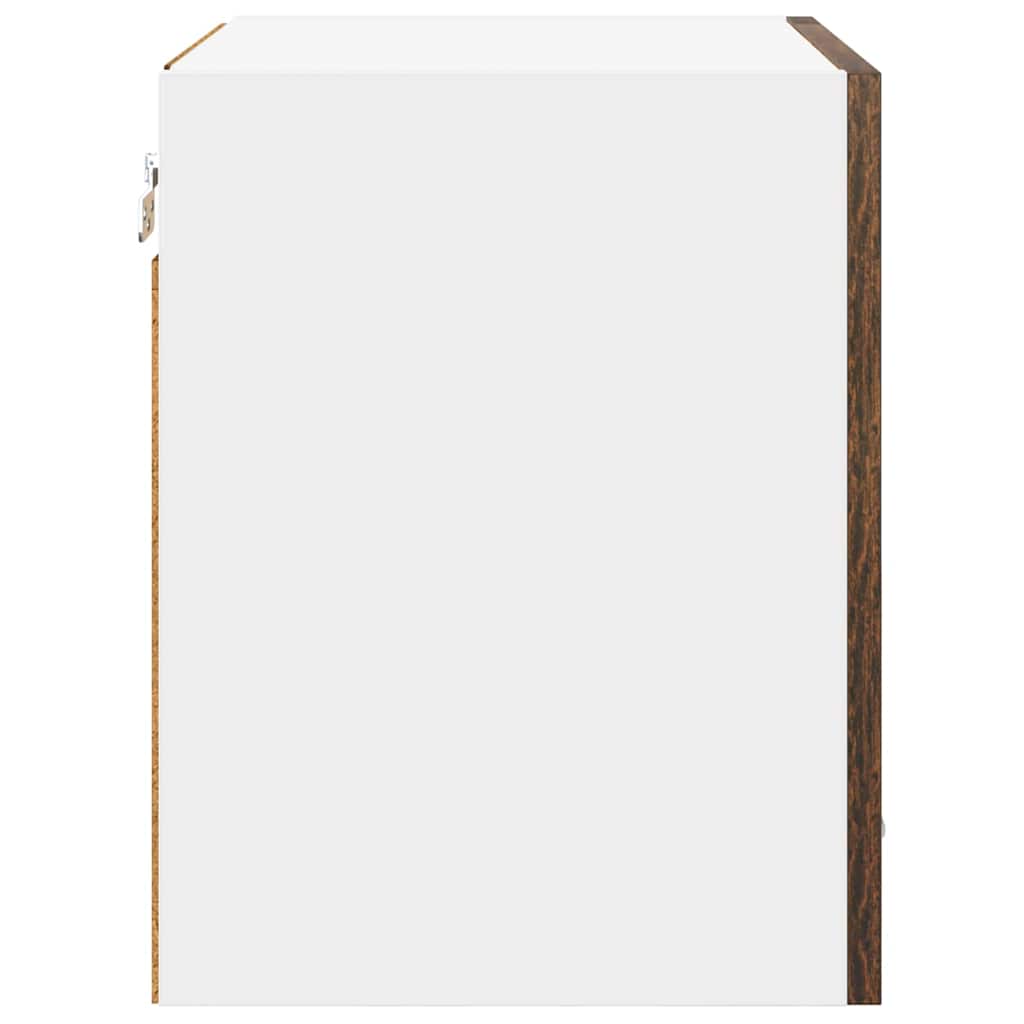 Viseći ormarić s pohranom 2 pcs Dimljeni hrast 40 x 31 x 40 cm