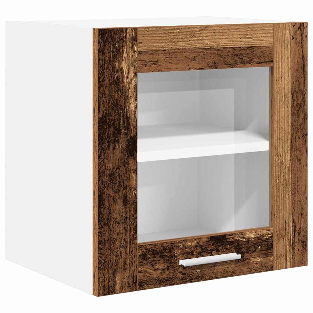 Viseći ormarić s pohranom 2 pcs Staro drvo 40 x 31 x 40 cm