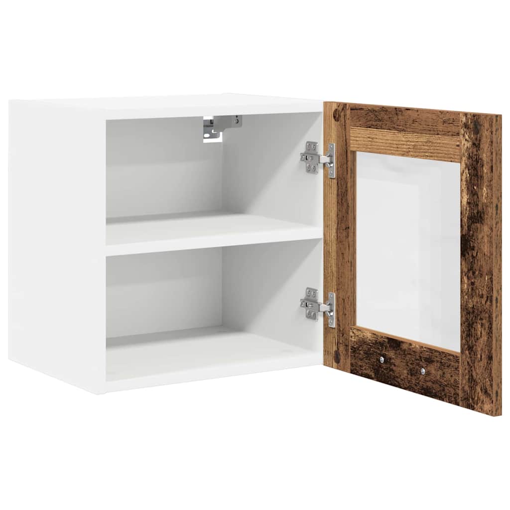 Viseći ormarić s pohranom 2 pcs Staro drvo 40 x 31 x 40 cm