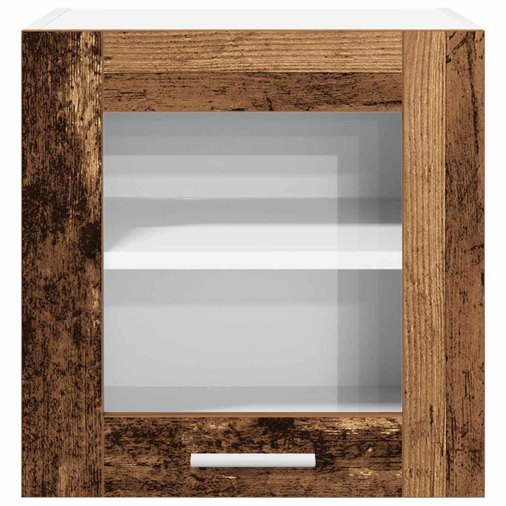 Viseći ormarić s pohranom 2 pcs Staro drvo 40 x 31 x 40 cm
