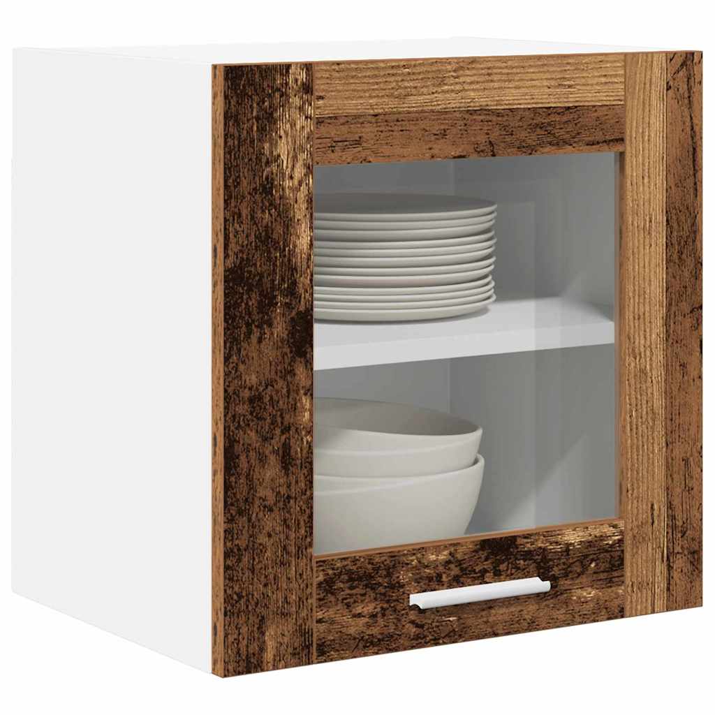 Viseći ormarić s pohranom 2 pcs Staro drvo 40 x 31 x 40 cm