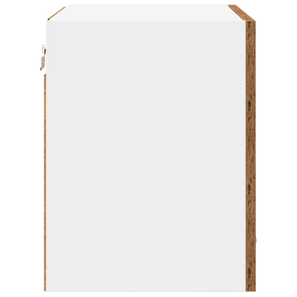 Viseći ormarić s pohranom 2 pcs Staro drvo 40 x 31 x 40 cm